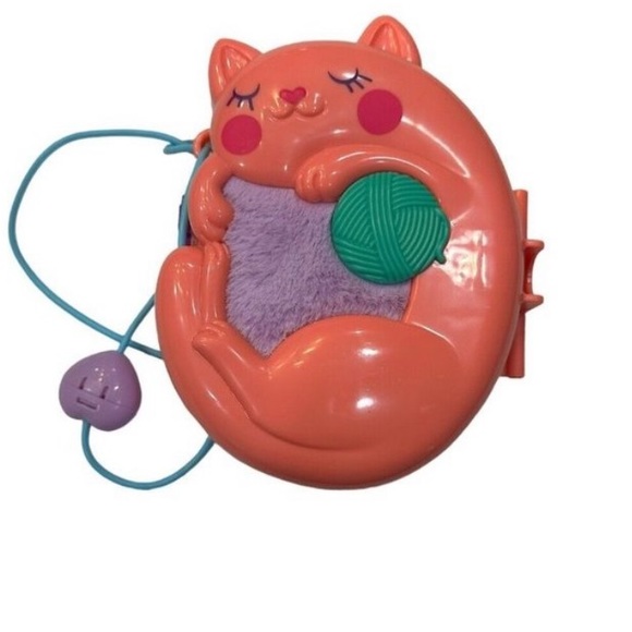 polly pocket Other - Polly Pocket Starring Shani Cuddly Cat Purse Compact Playset (cat purse only)